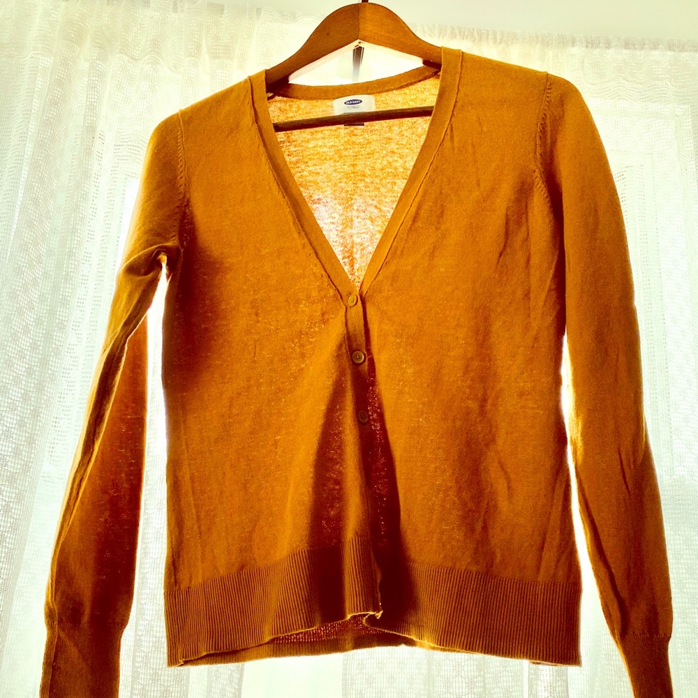 Old Navy camel colored cardigan